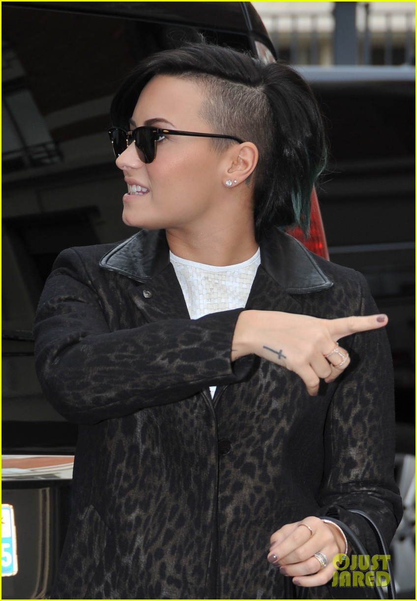 Demi Lovato Greets Fans In Paris After Olly Murs Duet Drops