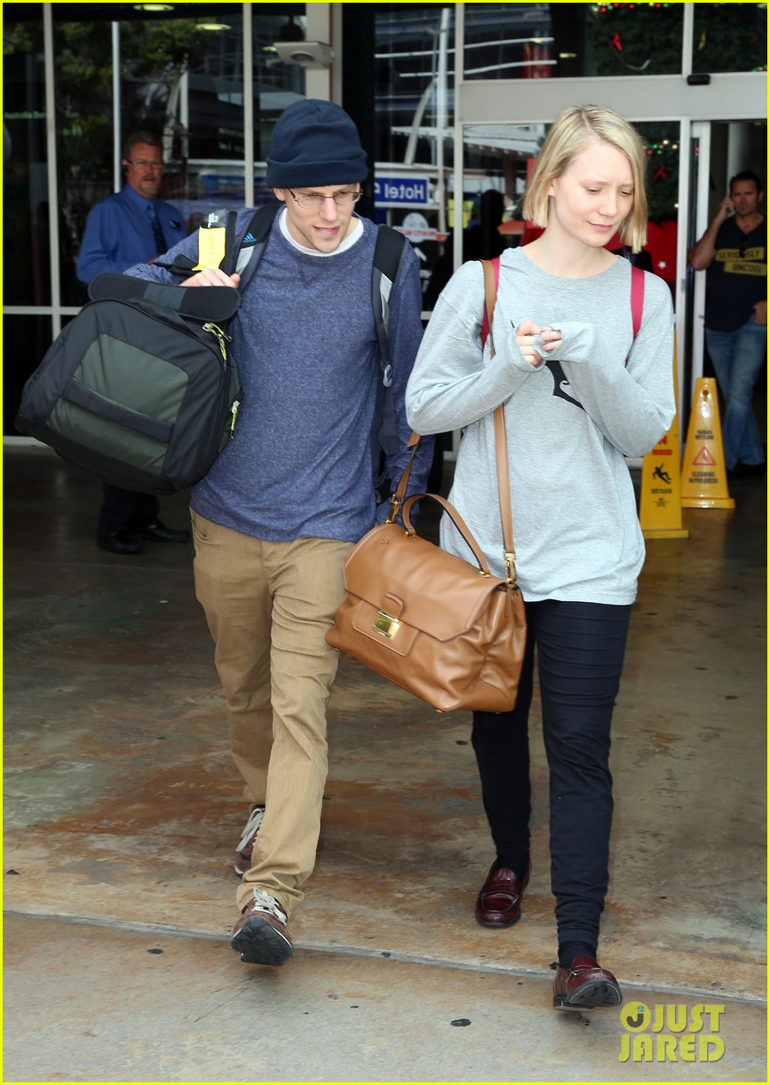 Jesse Eisenberg Leads the Way in Girlfriend Mia Wasikowska's Home Country