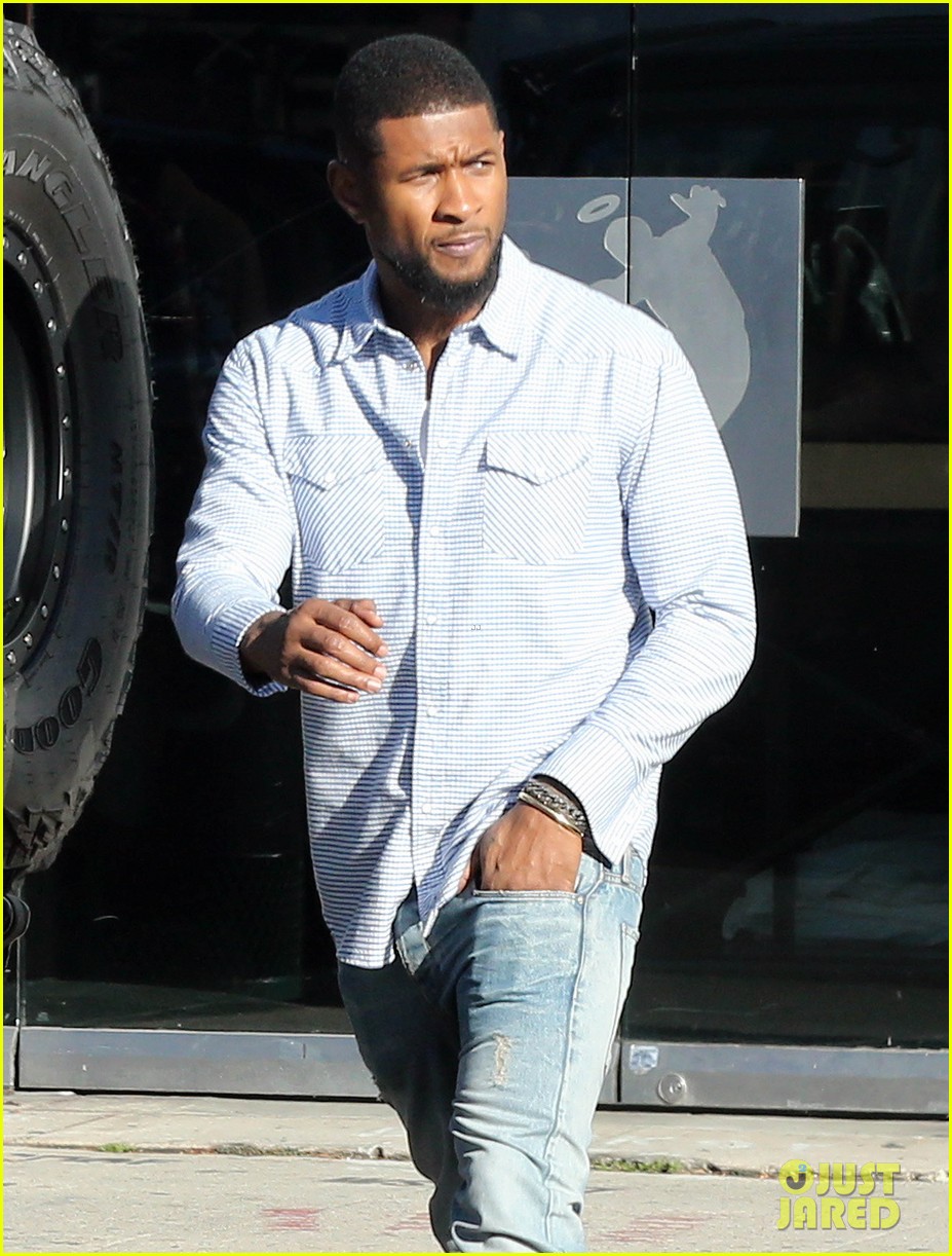 Chris Brown is Usher's Surprise Guest Performer at UR Experience Concert in Los Angeles