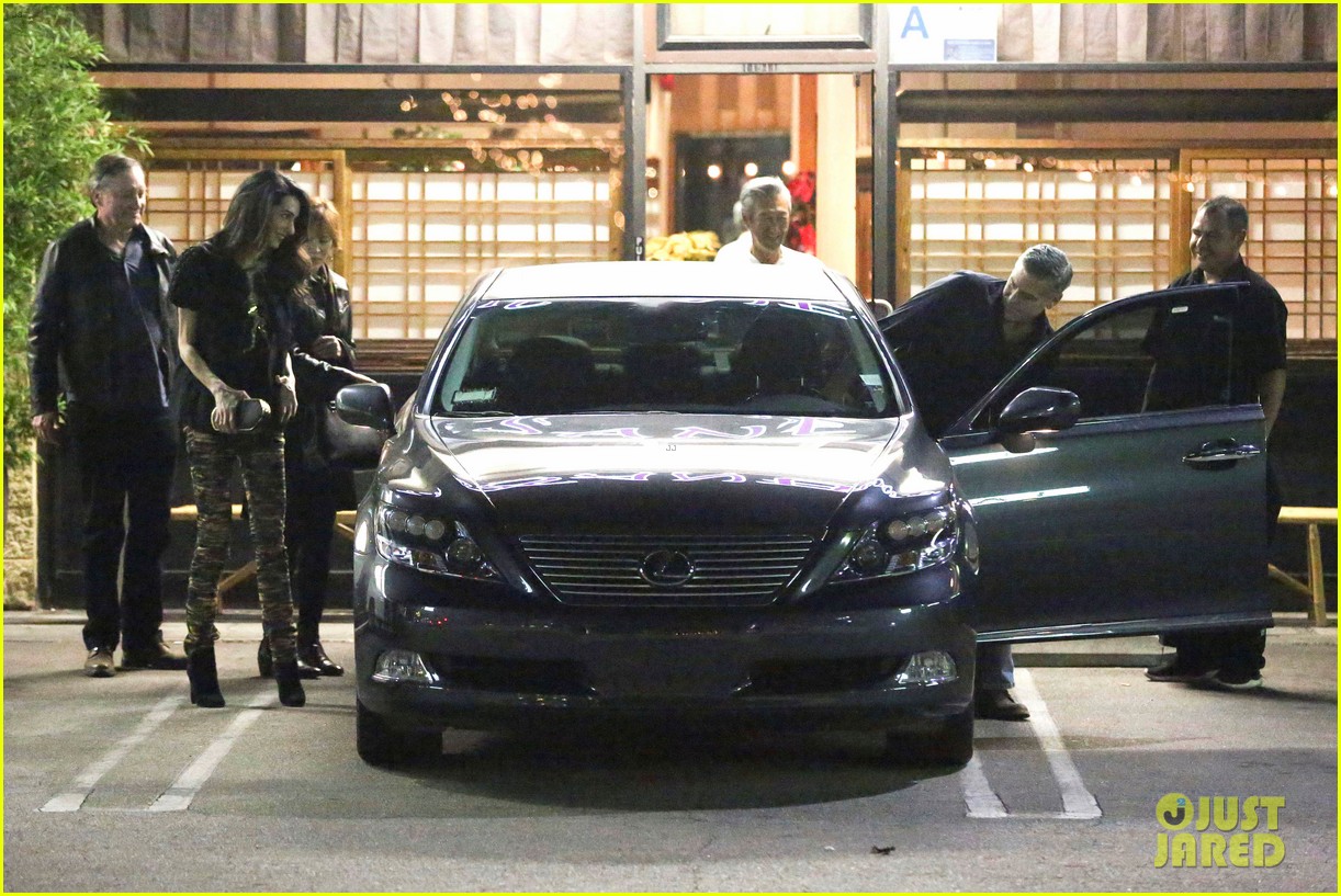George & Amal Clooney Step Out For Dinner After False Baby Rumors