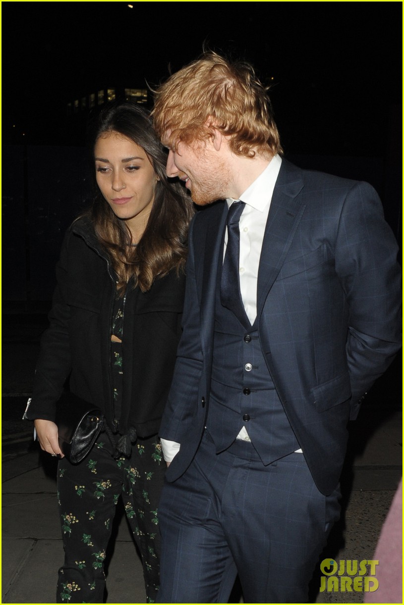 Ed Sheeran Adorably Holds Hands with Girlfriend Athina Andrelos After Releasing New Song 'Make It Rain'