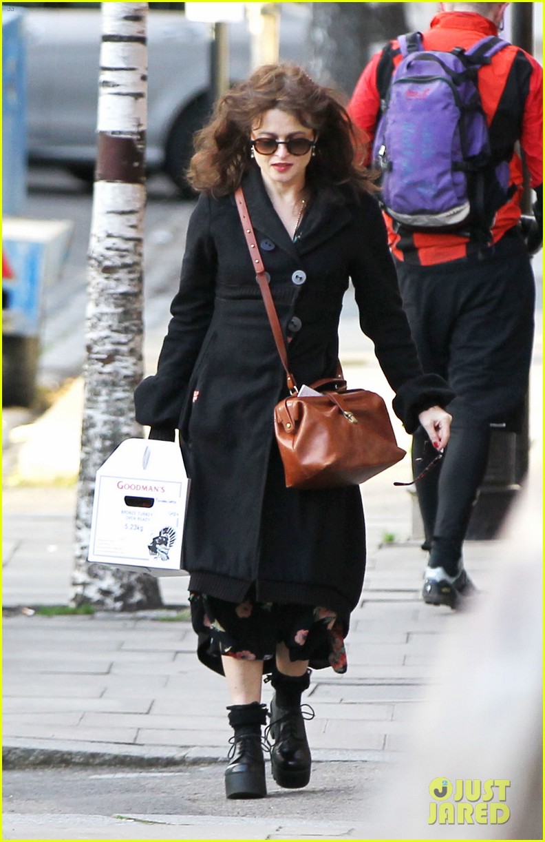 Helena Bonham Carter & Tim Burton Grab Friendly Lunch with the Family Following Split