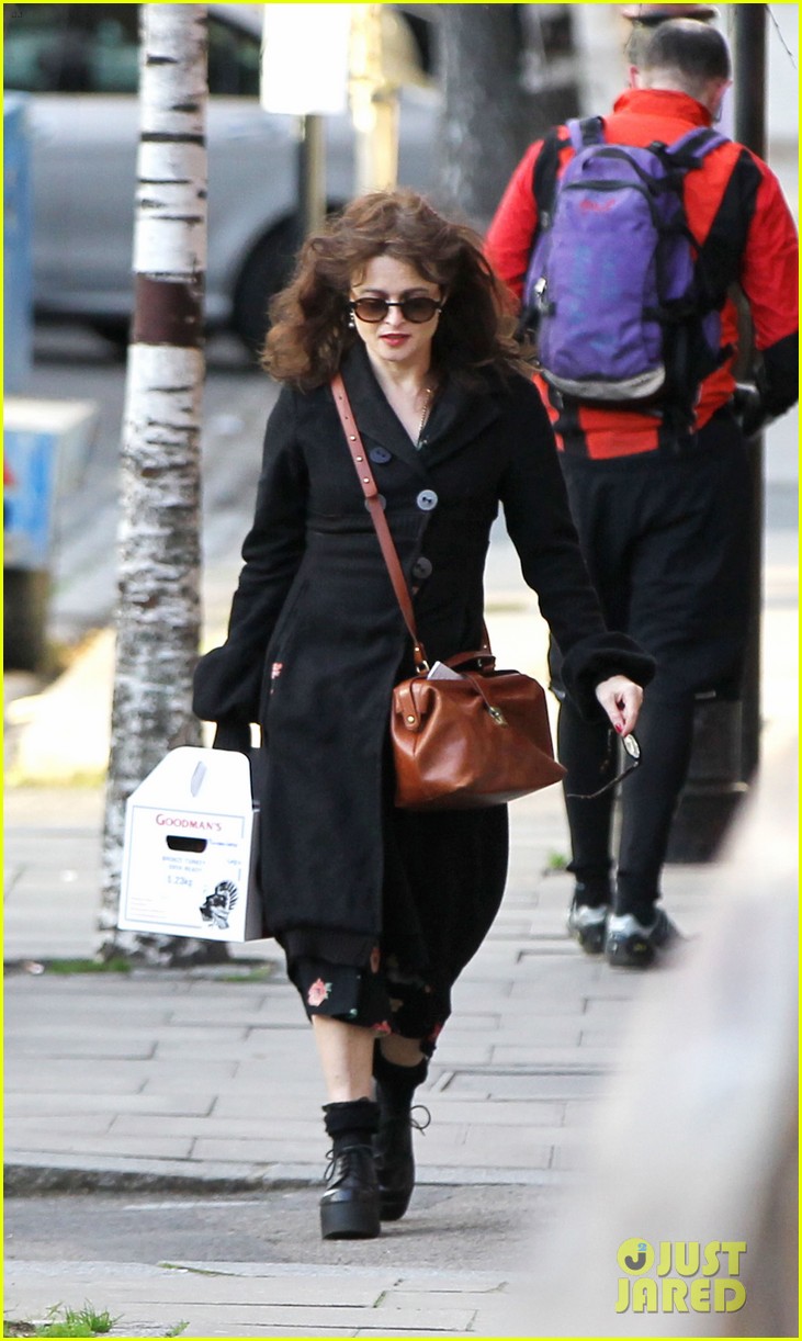 Helena Bonham Carter & Tim Burton Grab Friendly Lunch with the Family Following Split