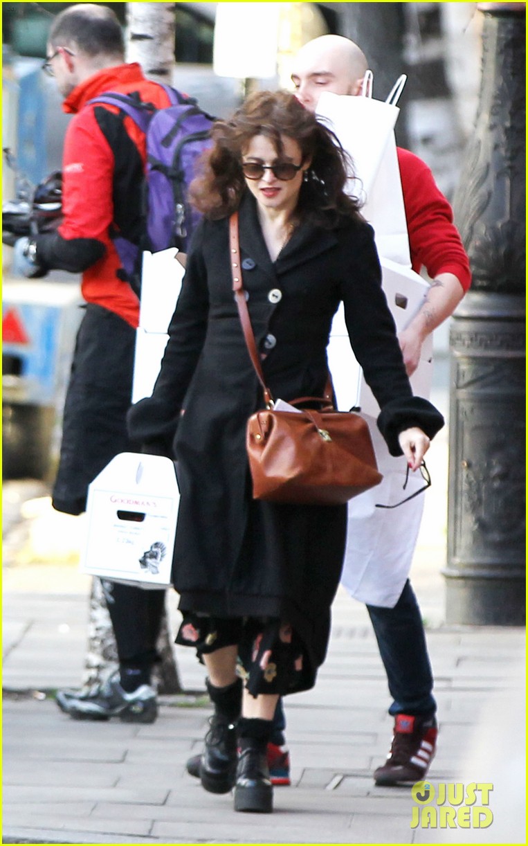 Helena Bonham Carter & Tim Burton Grab Friendly Lunch with the Family Following Split