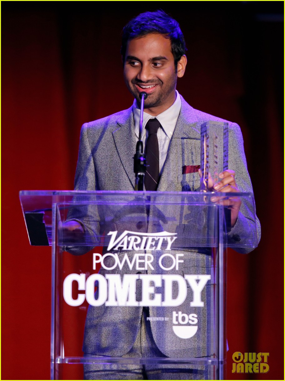 Chris Pratt Supports 'Parks & Recreation' Co-Star Aziz Ansari at Power of Comedy