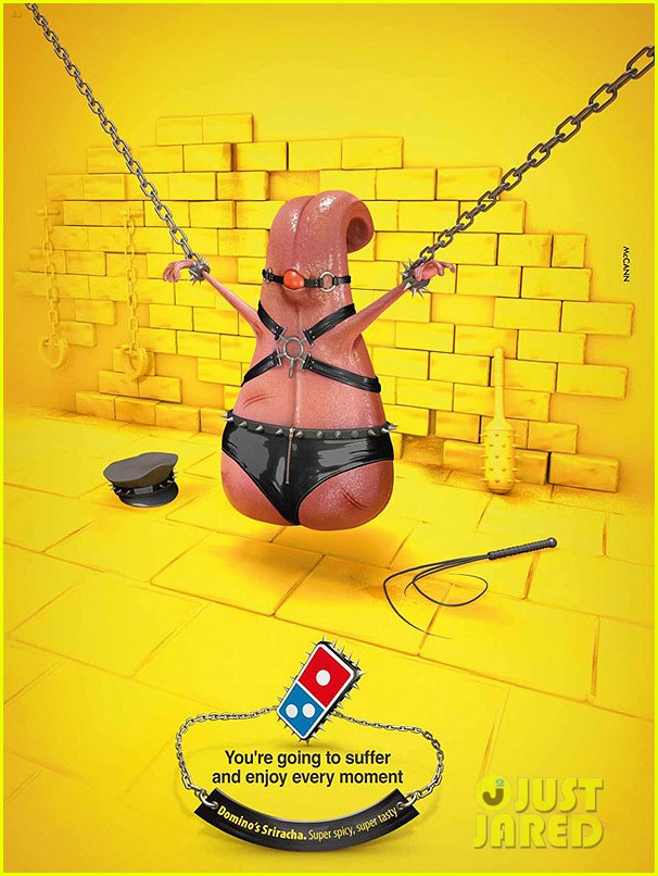 Dominos 'Fifty Shades of Grey'-Esque Ad In the Spotlight For It's S&M Content