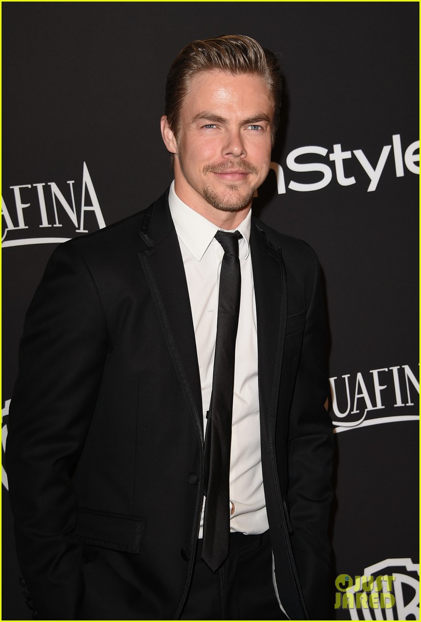 Derek Hough Attends the Same Golden Globes 2015 Party as Rumored Love Interest Kate Hudson