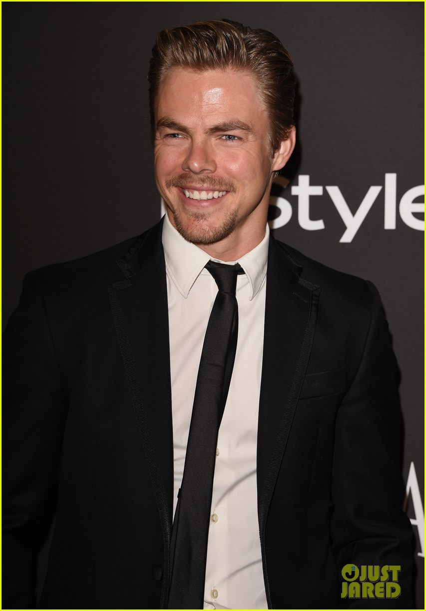 Derek Hough Attends the Same Golden Globes 2015 Party as Rumored Love Interest Kate Hudson