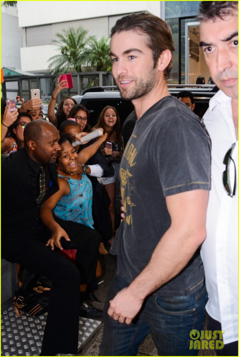 Chace Crawford Heads Down to Brazil to Meet His Fans