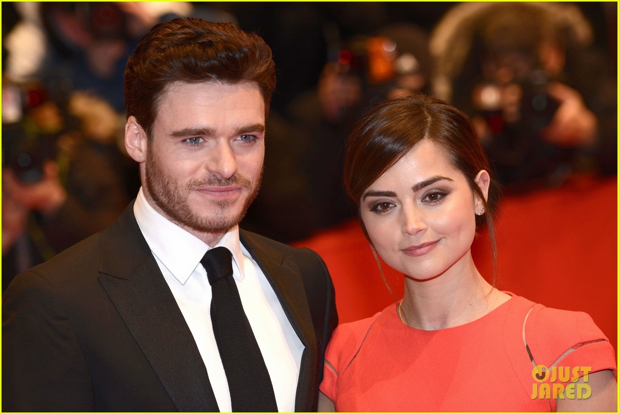 Richard Madden & Girlfriend Jenna Coleman Take Their Love Story To 'Cinderella' Berlin Premiere