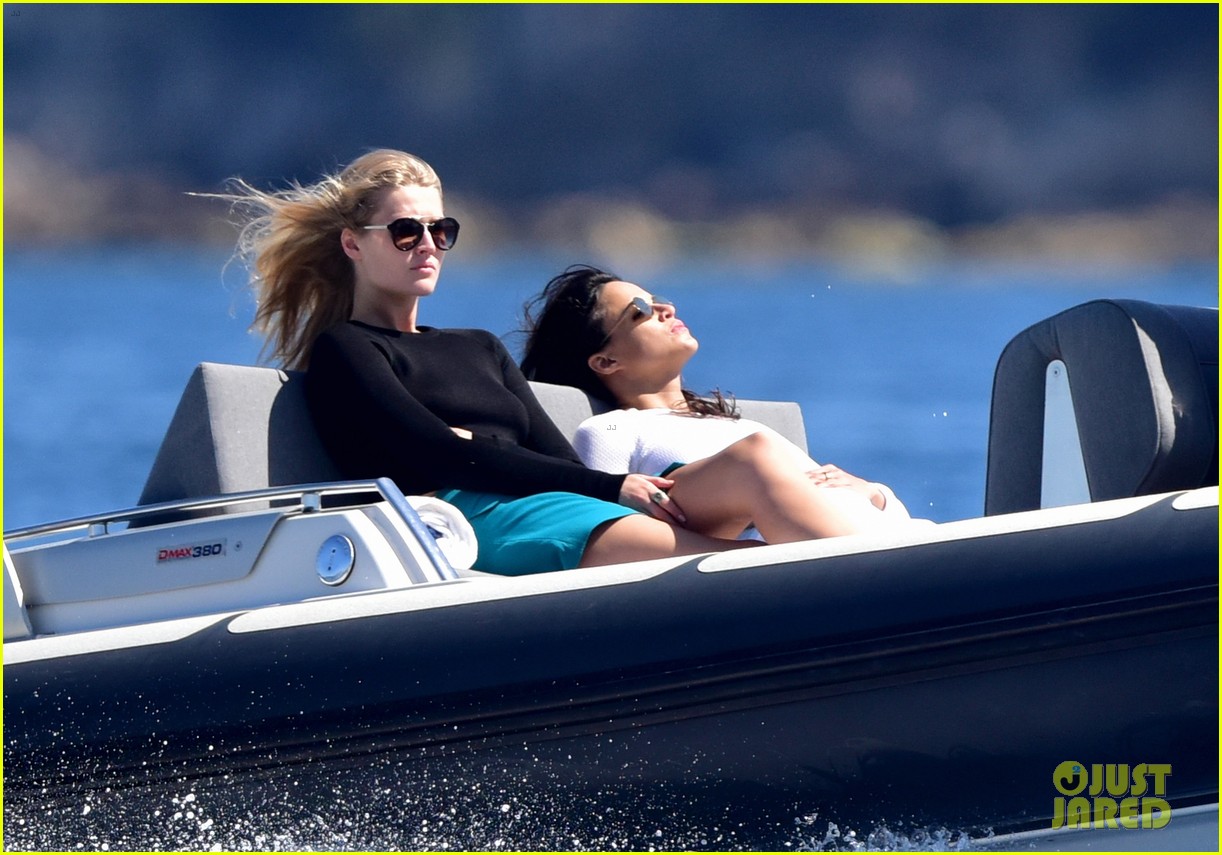 Michelle Rodriguez & Toni Garrn Enjoy Yacht Ride in Cannes