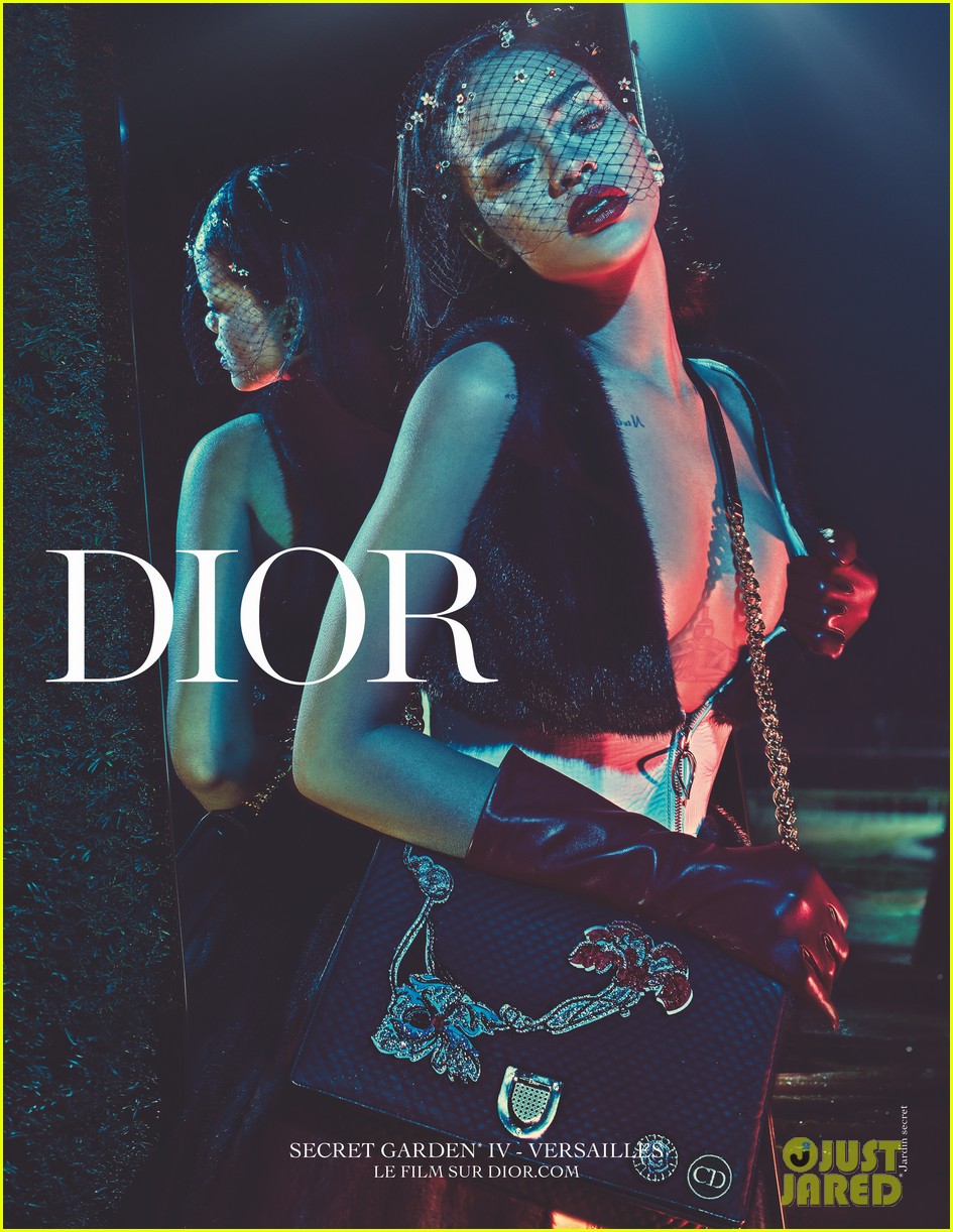 Rihanna Brings Pure Elegance to Dior's Secret Garden Campaign