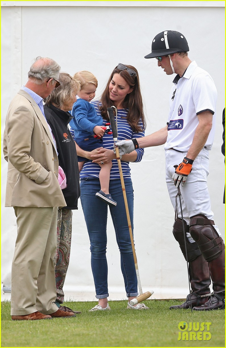 Prince George Kicks the Polo Ball with Mom Kate Middleton!