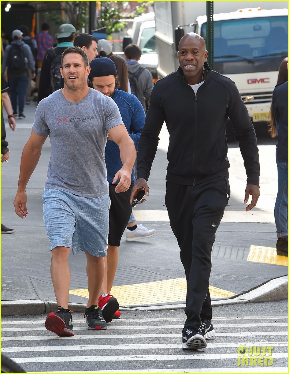 Sebastian Stan Films His Trainer Doing Crazy Taxi Stunts