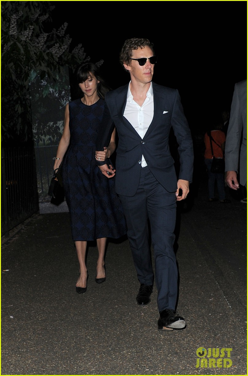 Benedict Cumberbatch & Sophie Hunter Are Glowing Parents at First Post-Baby Appearance