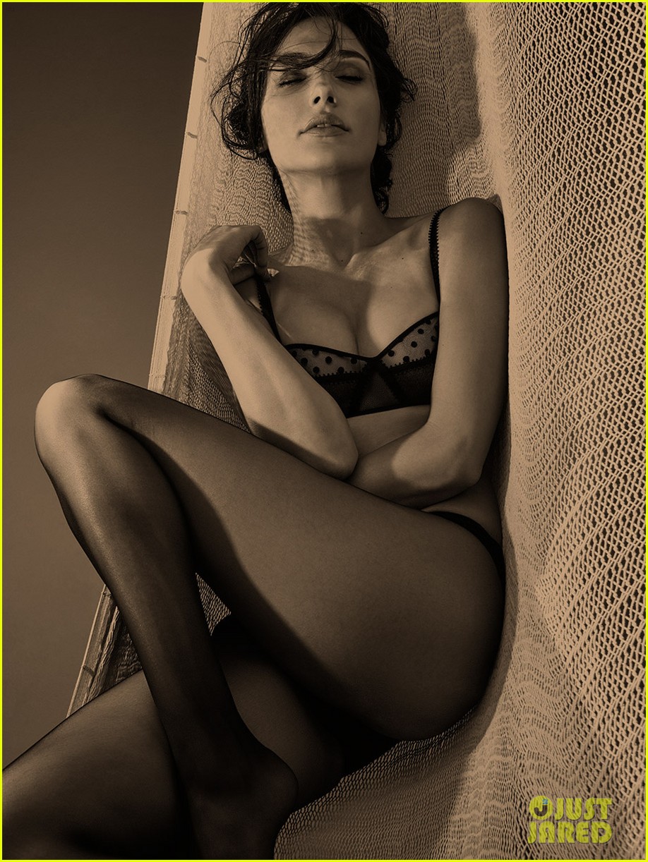 sexy gal gadot lingerie Gal Gadot Strips Down to Her Bra & Underwear for 'Interview' Mag - Just  Jared - Celebrity News and Gossip
