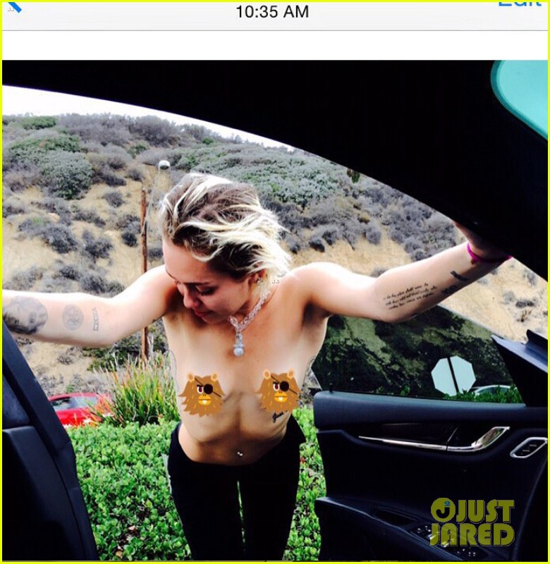 Miley Cyrus Posts More Topless Photos on Instagram