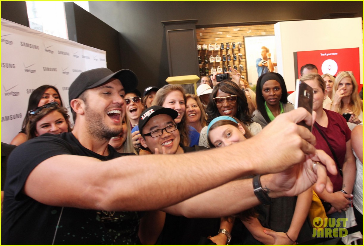 Bella Hadid & Luke Bryan Step Out For Samsung's Fall Lookbook Launch Event