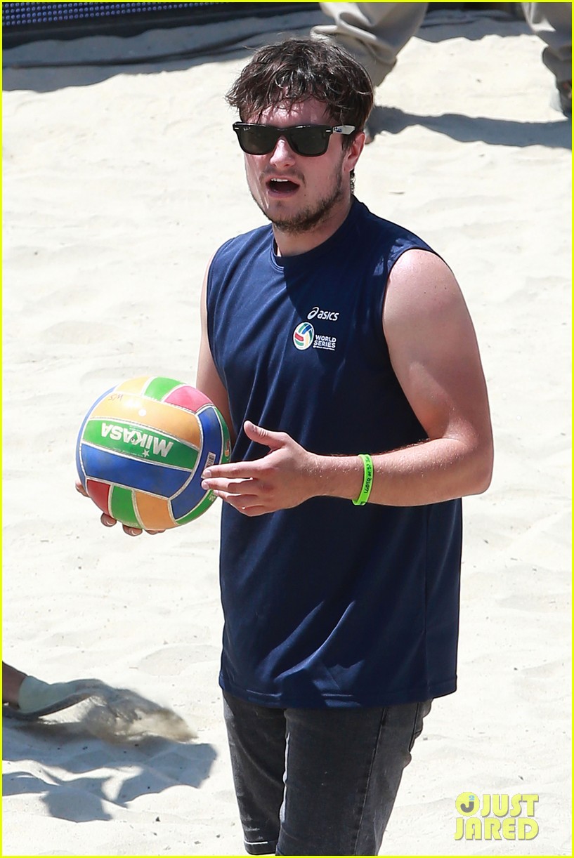 Josh Hutcherson Shows Off His Skills at Celebrity Charity Volleyball Match!