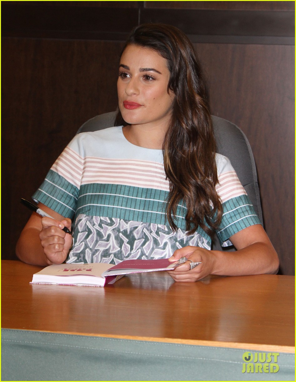 Lea Michele Signs Copies Of New Book 'You First' At The Grove