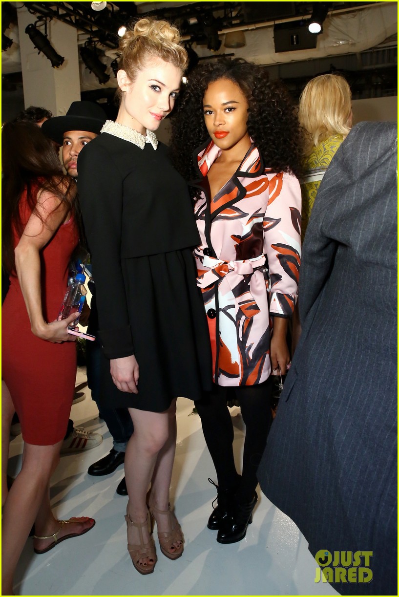 Skyler Samuels & Serayah Team Up For Rachel Zoe Show During NYFW
