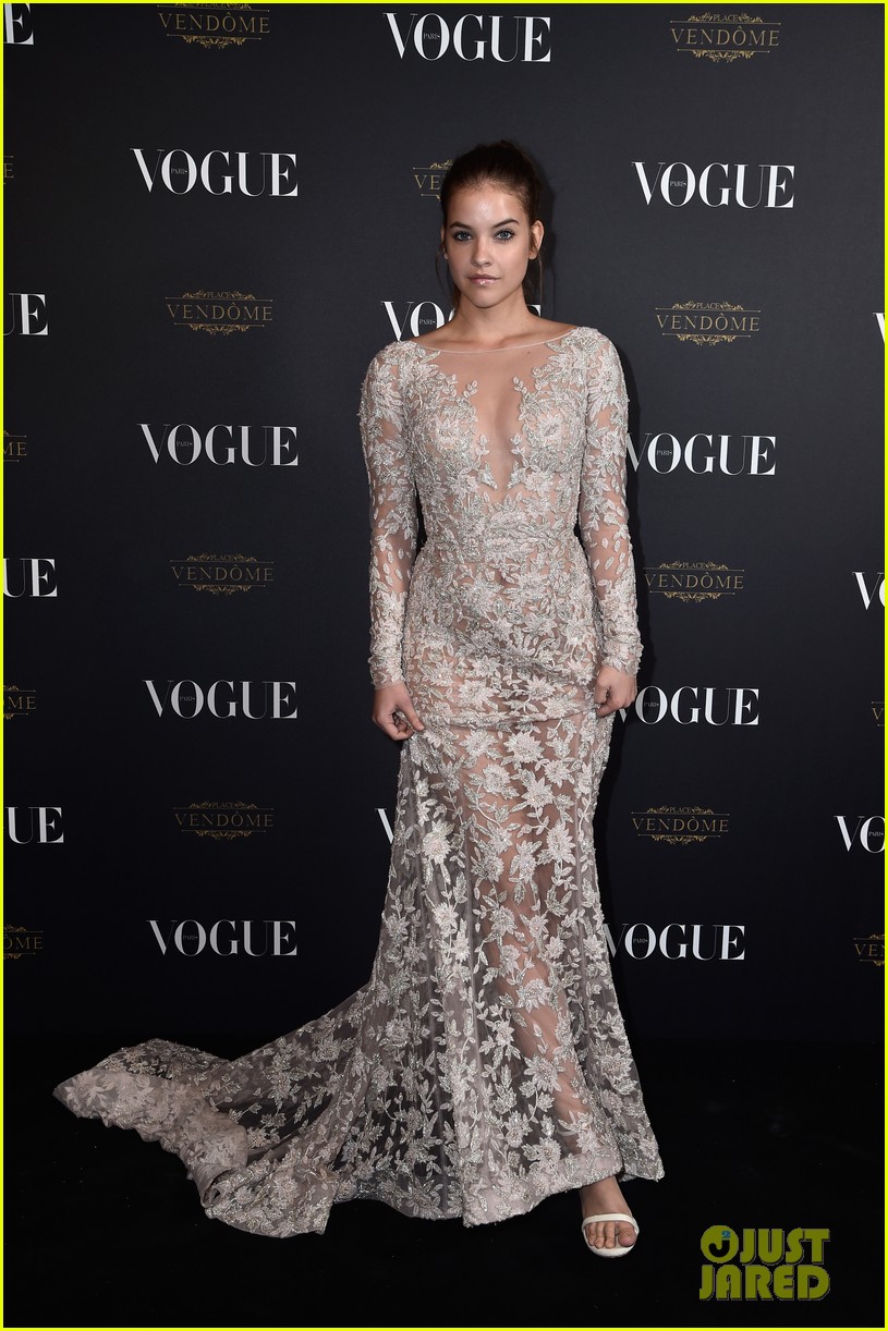 Bella Hadid & Stella Maxwell Join Barbara Palvin At Vogue's Anniversary Party in Paris