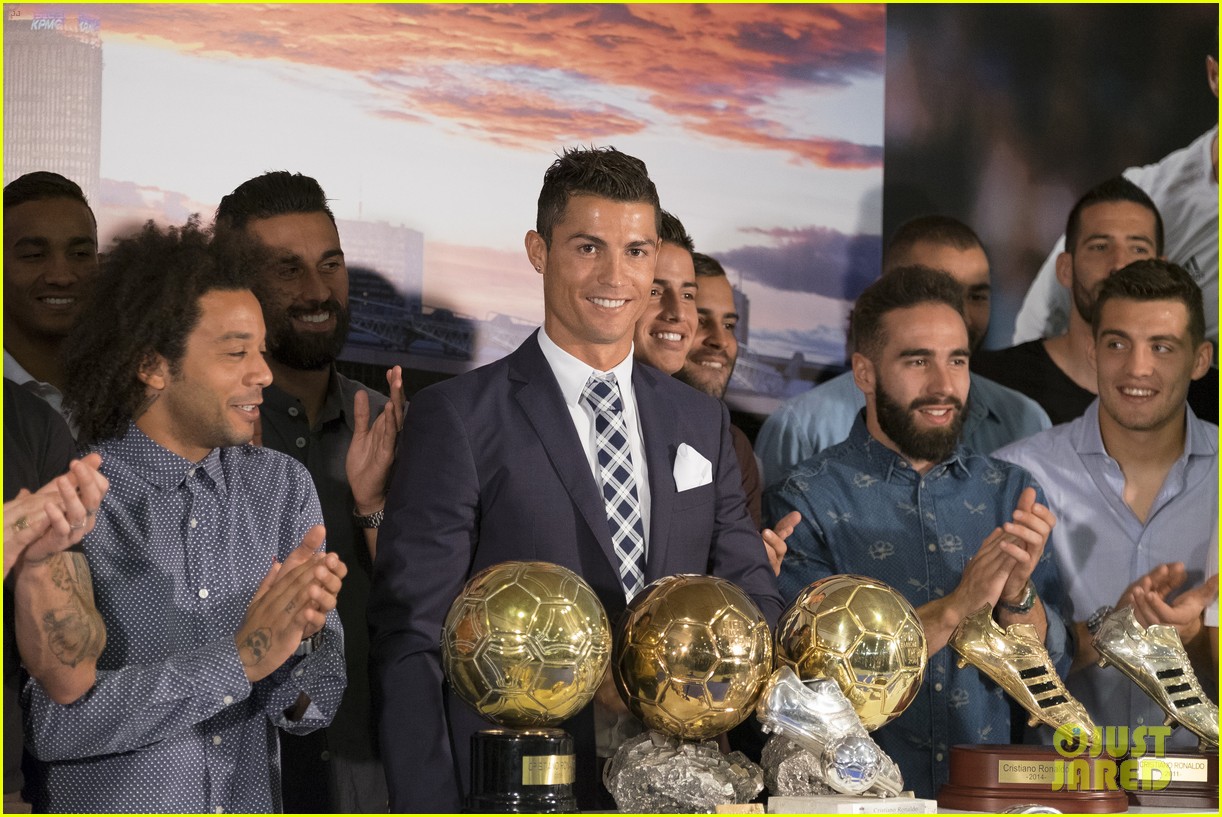 Cristiano Ronaldo Honored For Becoming Real Madrid's All-Time Leading Scorer