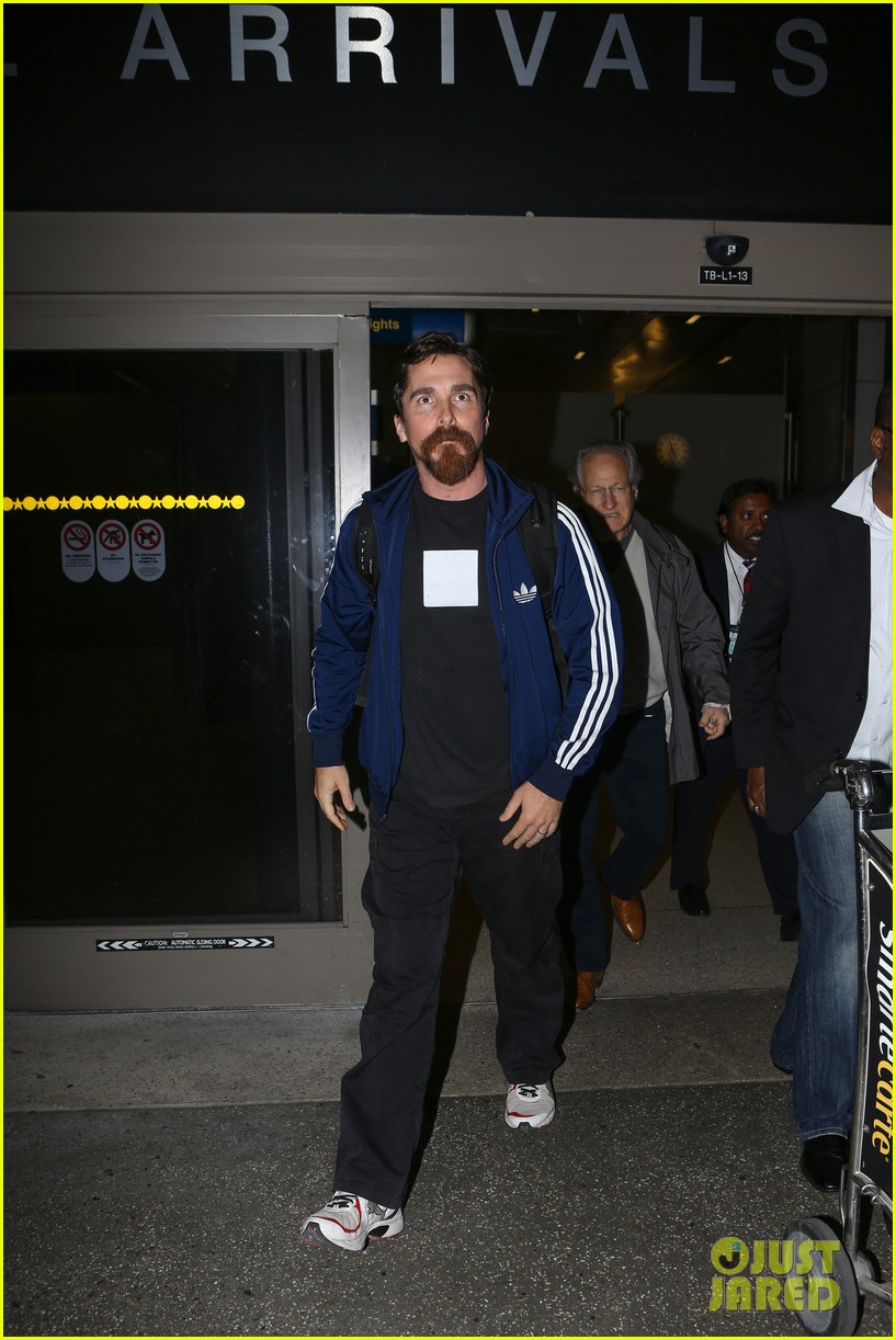 Christian Bale Makes Rare Appearance with New Haircut