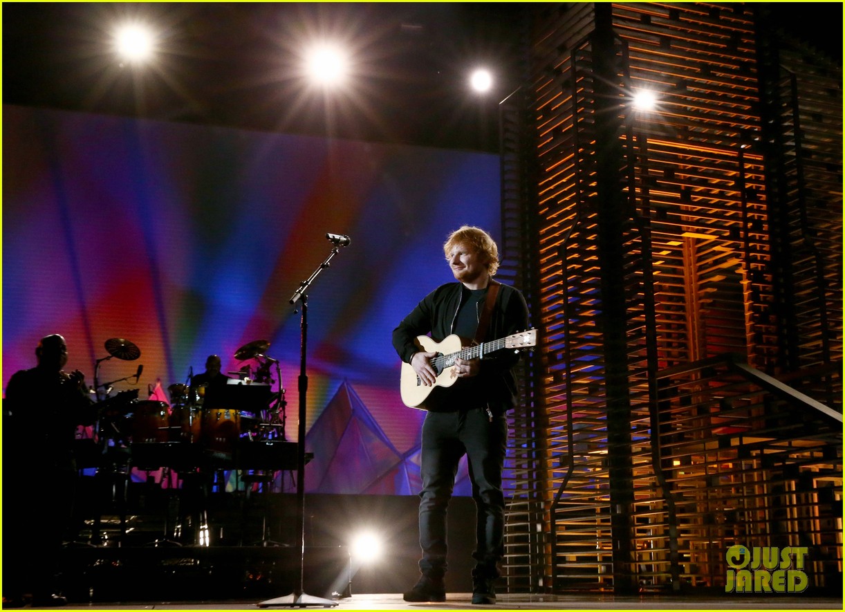 Ed Sheeran & Tori Kelly Perform At 'Shining A Light' Concert - See The Pics!