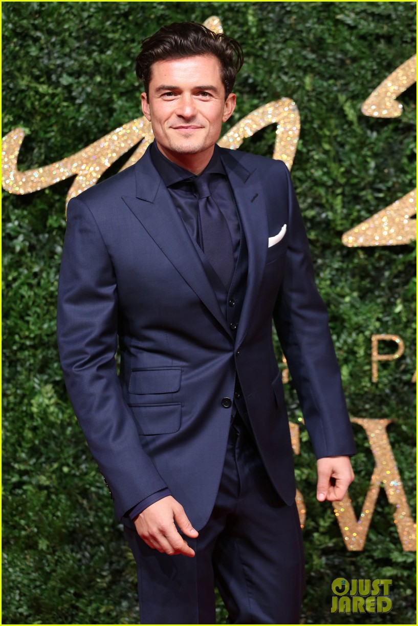 Friendly Exes Kate Bosworth & Orlando Bloom Attend British Fashion Awards 2015