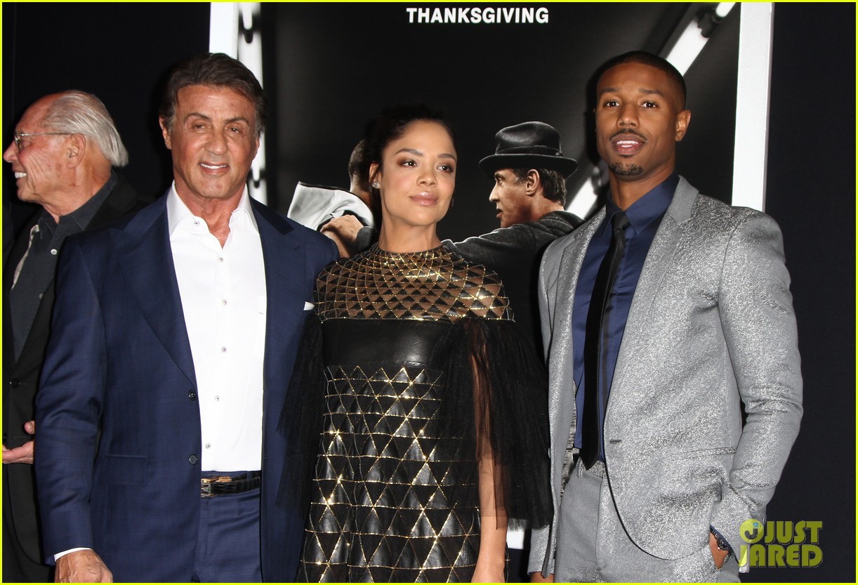 Sylvester Stallone Brings Family To 'Creed' Premiere!