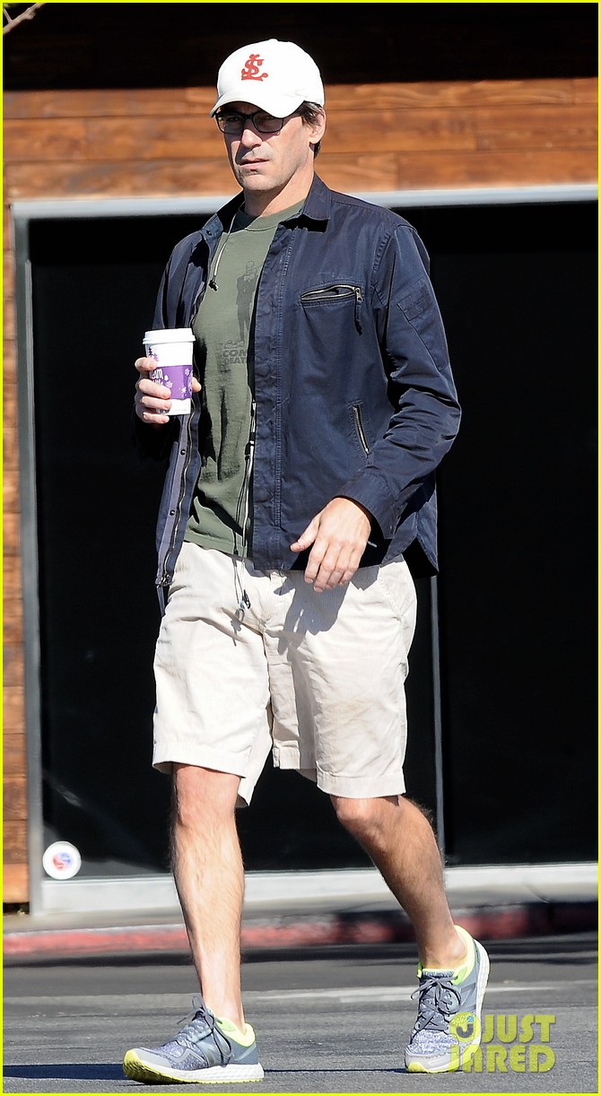 Jon Hamm Steps Out Ahead of 'Toast of London' Guest Spot