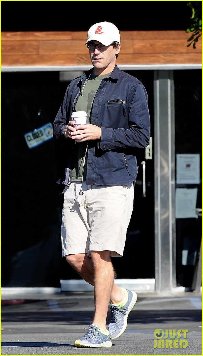Jon Hamm Steps Out Ahead of 'Toast of London' Guest Spot