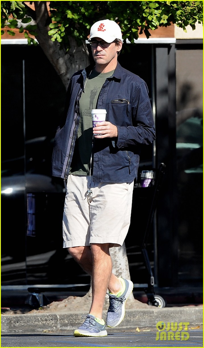 Jon Hamm Steps Out Ahead of 'Toast of London' Guest Spot