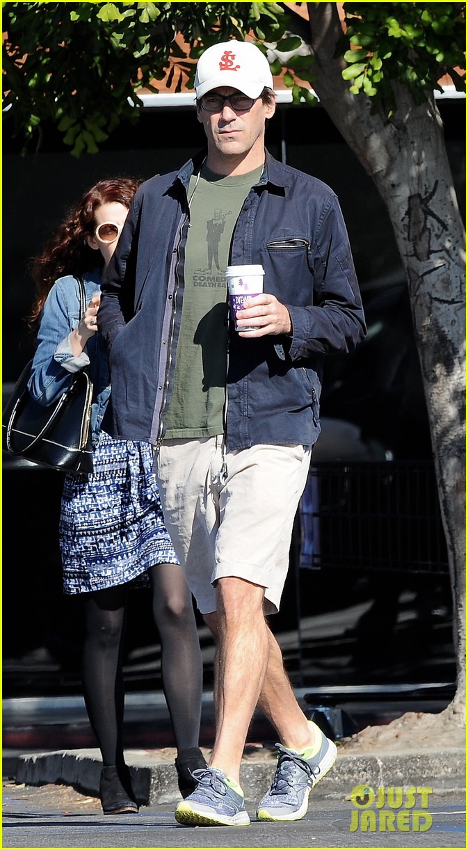 Jon Hamm Steps Out Ahead of 'Toast of London' Guest Spot