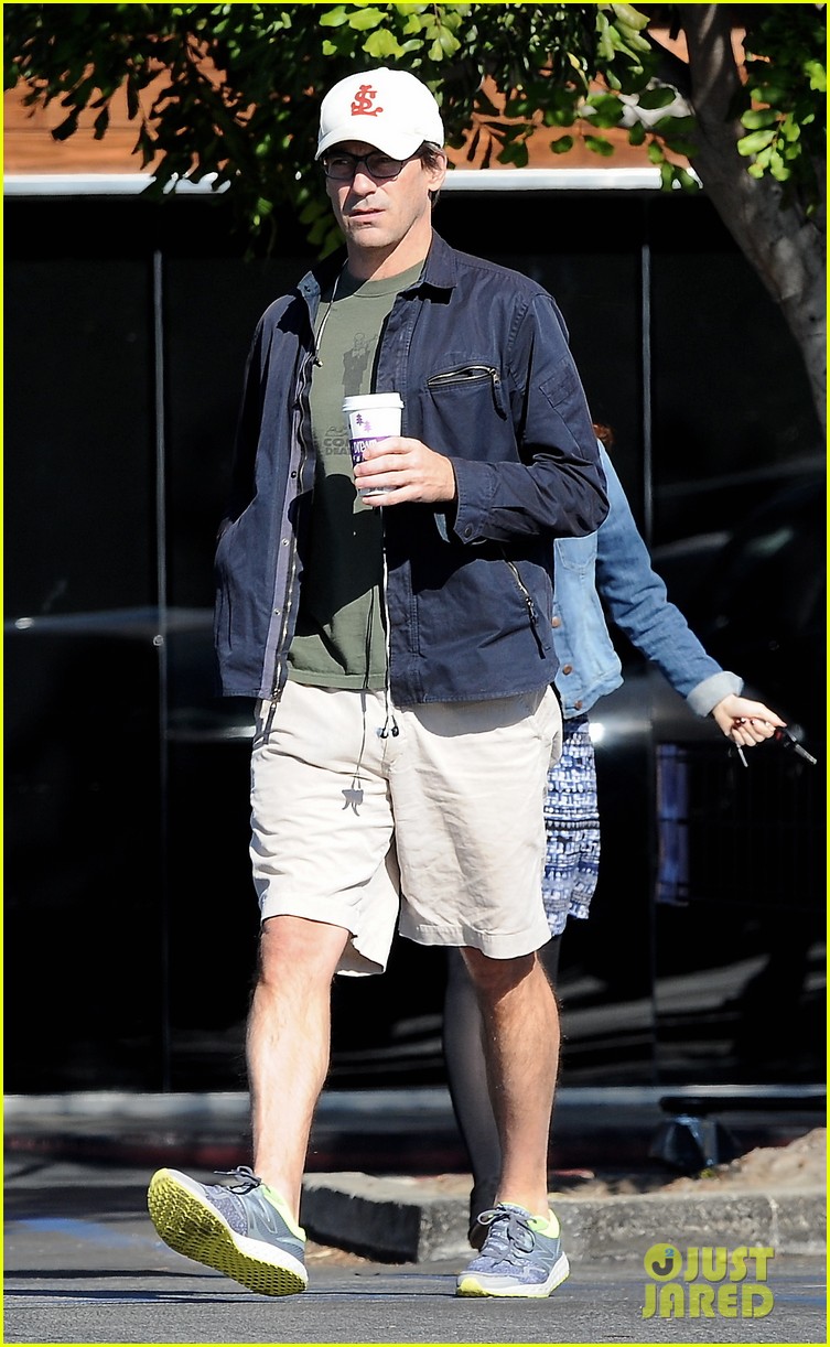 Jon Hamm Steps Out Ahead of 'Toast of London' Guest Spot