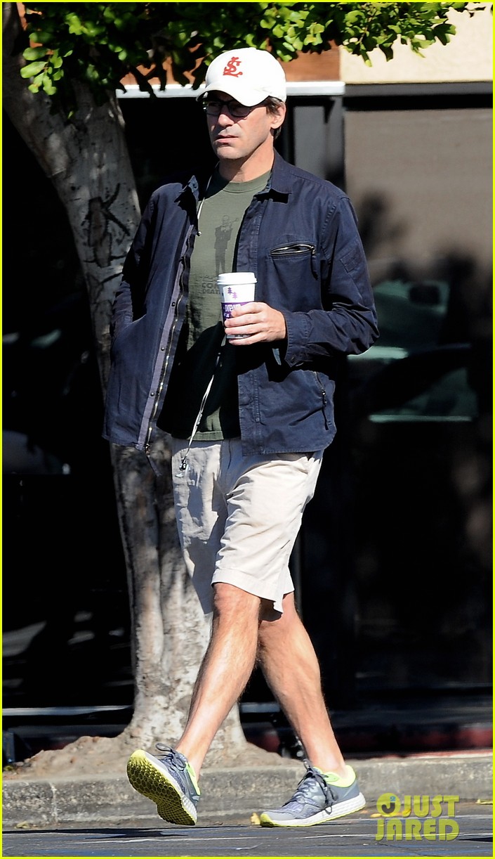 Jon Hamm Steps Out Ahead of 'Toast of London' Guest Spot