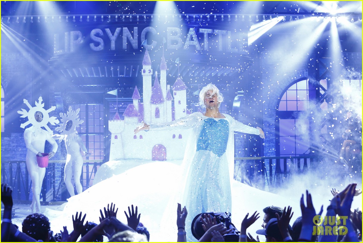 Channing Tatum Dresses as Frozen's Elsa for 'Lip Sync Battle'!