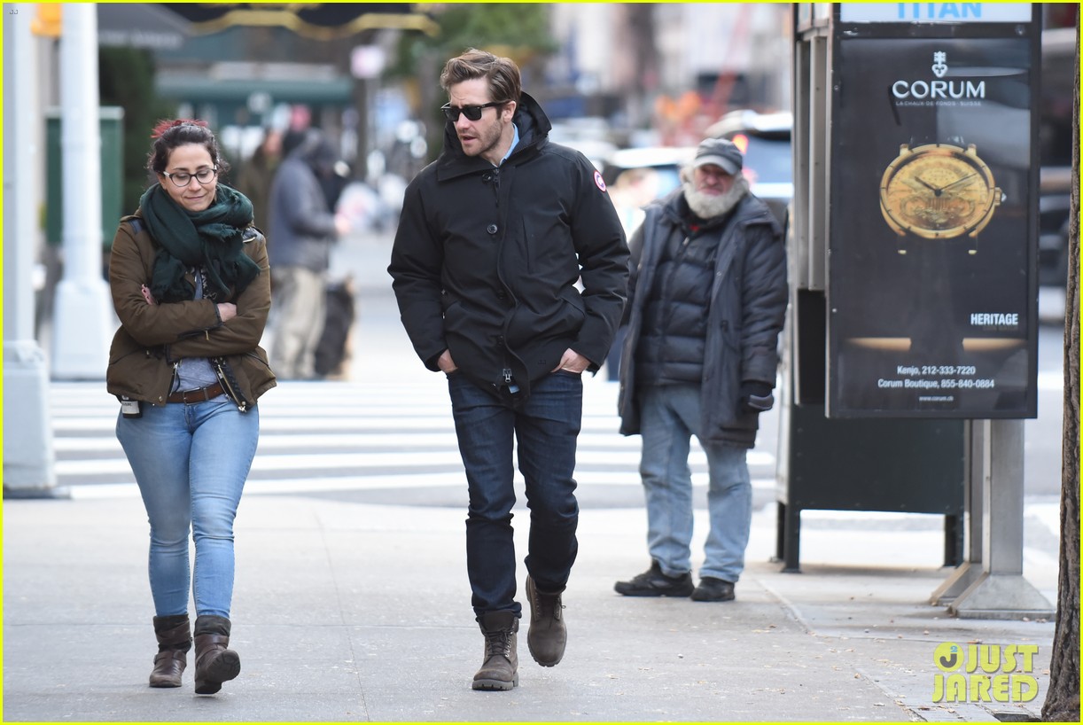 Jake Gyllenhaal Seen On Set of 'Inside Amy Schumer'