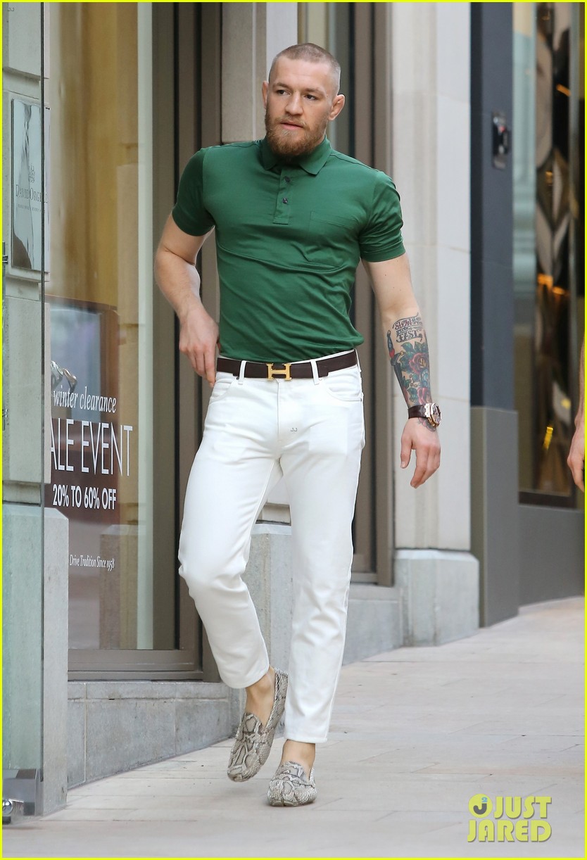UFC's Conor McGregor Shows Off Fashion Cred on Rodeo Drive