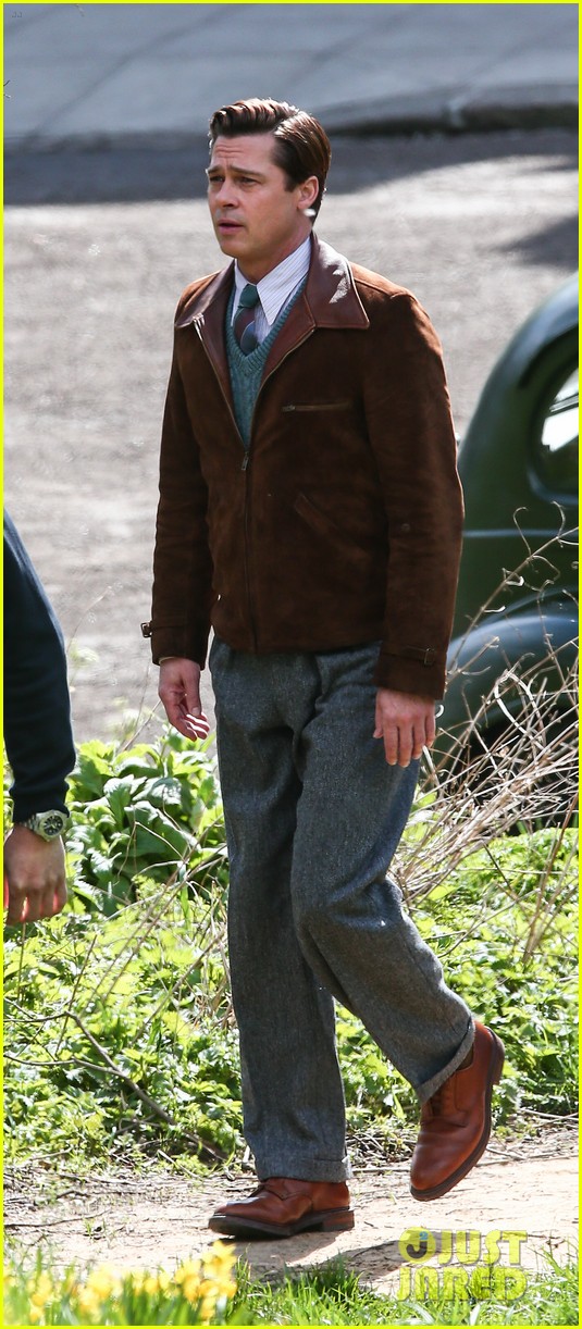Brad Pitt & Marion Cotillard Film 'Five Seconds of Silence' in London