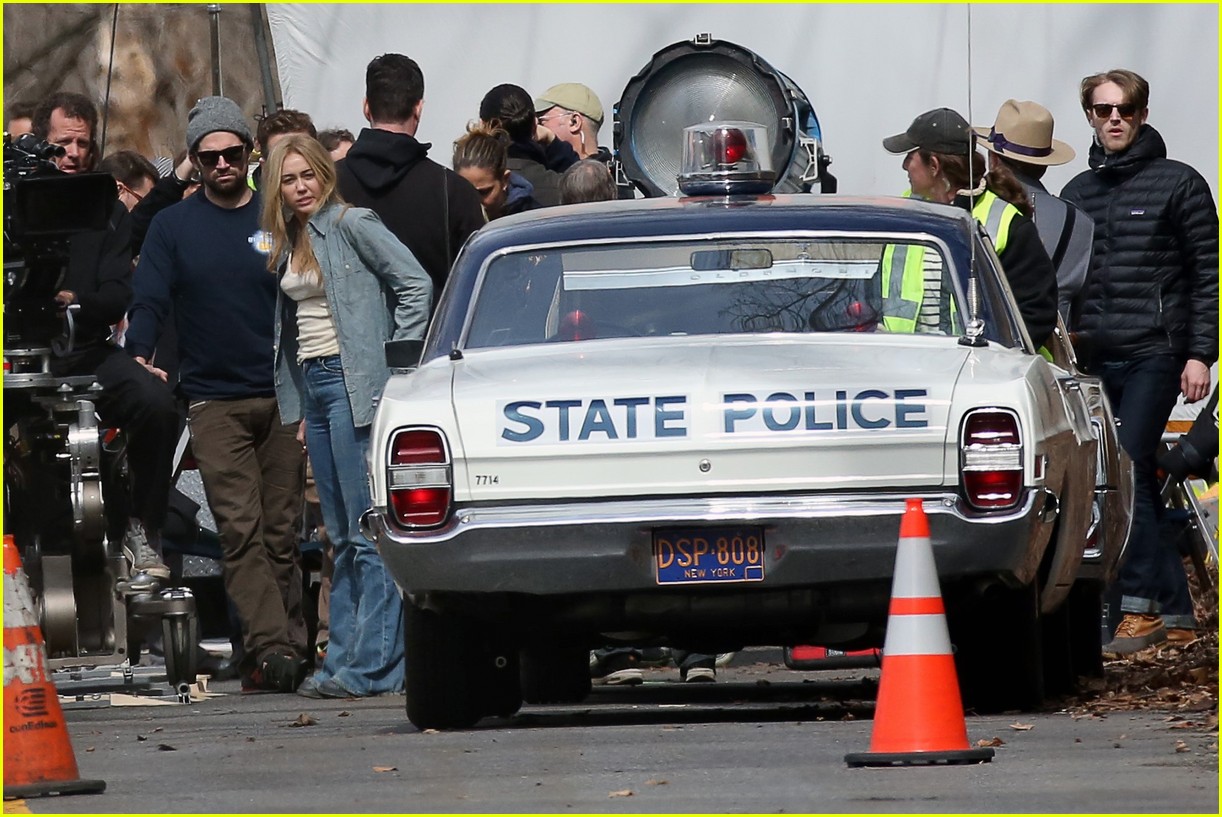 Miley Cyrus Films With Police Car For Woody Allen Project