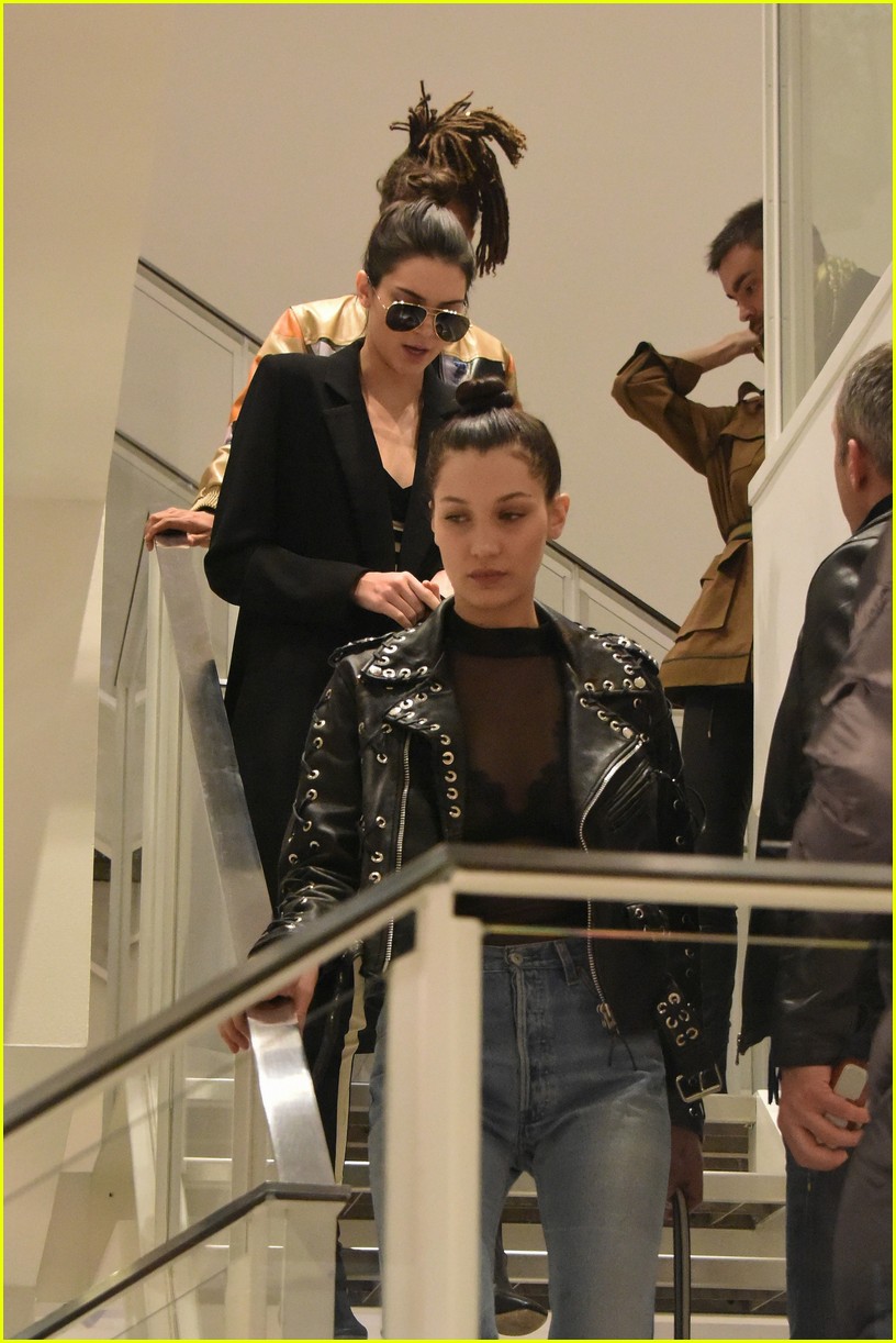 Kendall Jenner & Hadid Sisters Shop With Jaden Smith After Fashion Week