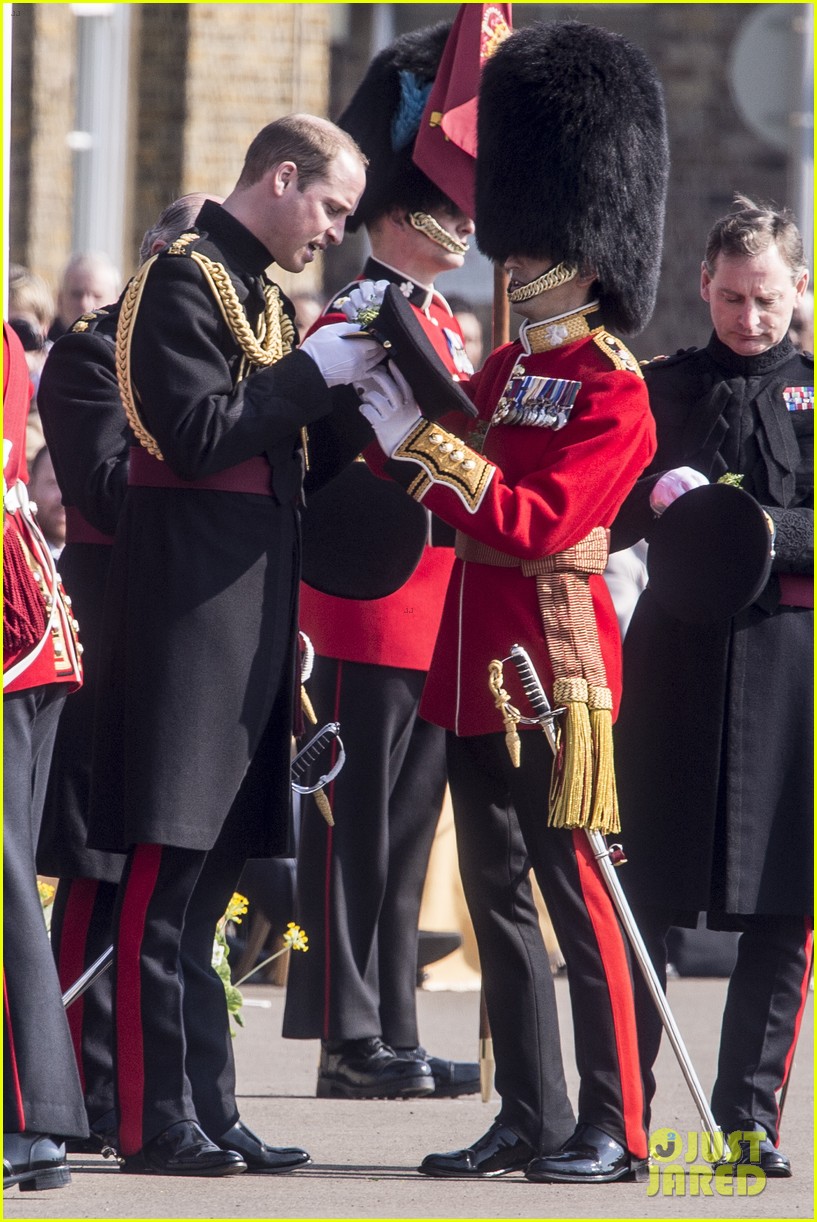 Prince William Leads St. Patrick's Day Parade In London!