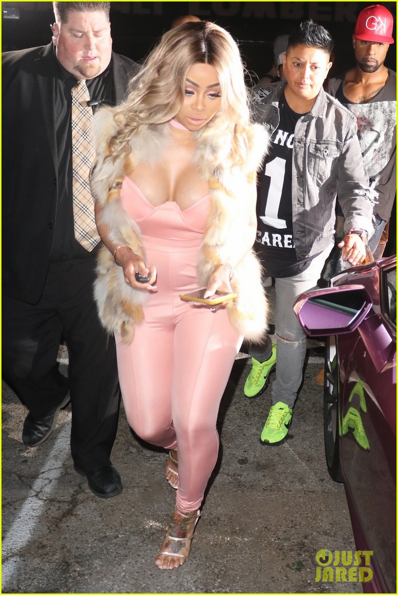 Blac Chyna Flaunts Major Cleavage for Night Out Without Rob Kardashian