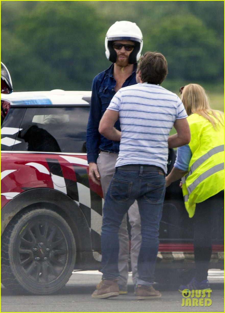Damian Lewis Films Guest Appearance on 'Top Gear' in London