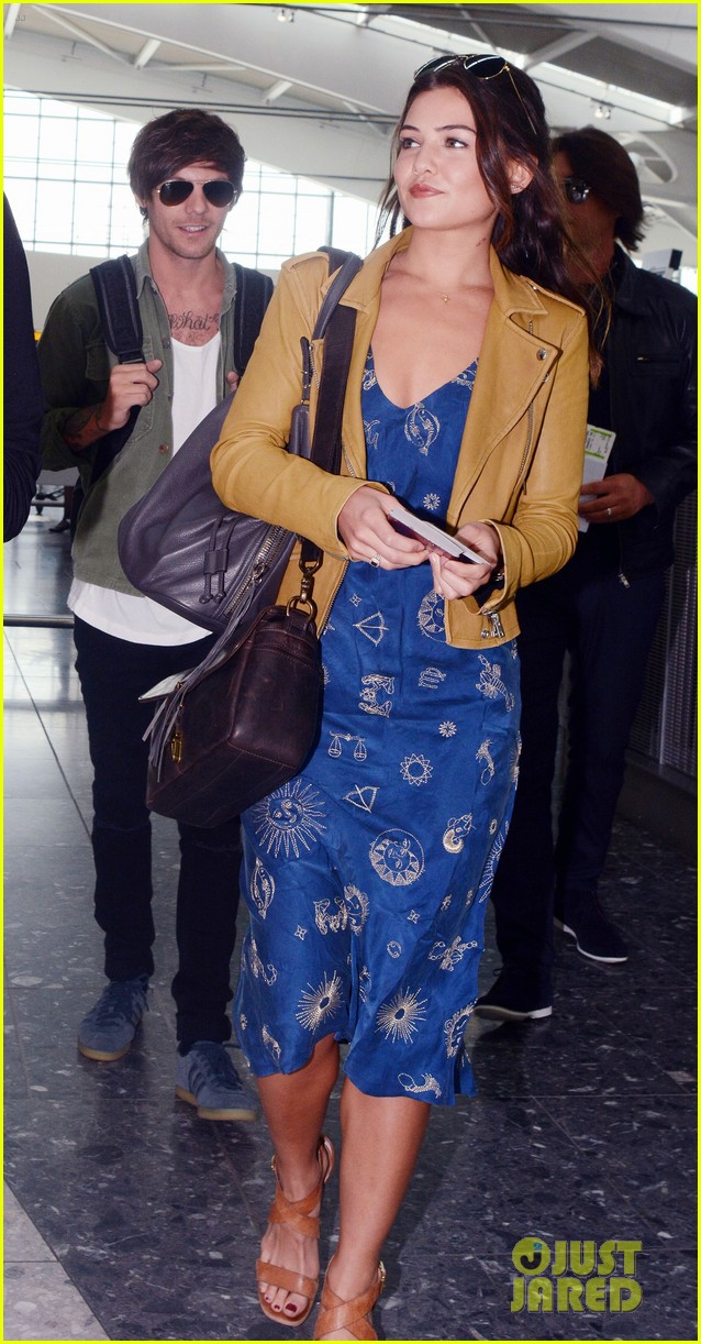 Louis Tomlinson & Danielle Campbell Head Back to LA After Wedding in London