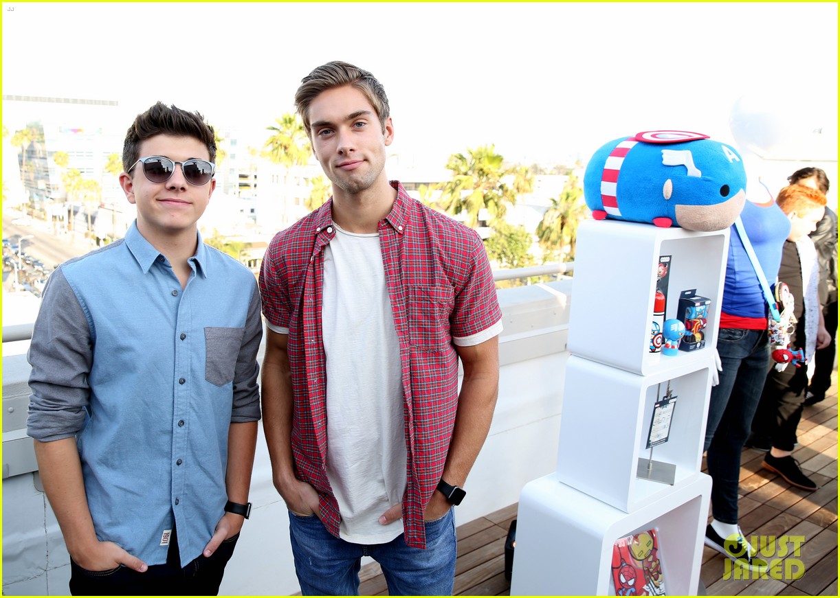 The Fosters' Hayden Byerly & Gavin MacIntosh Bring Girlfriends to JJJ's Celebration of Disney's MXYZ Collection