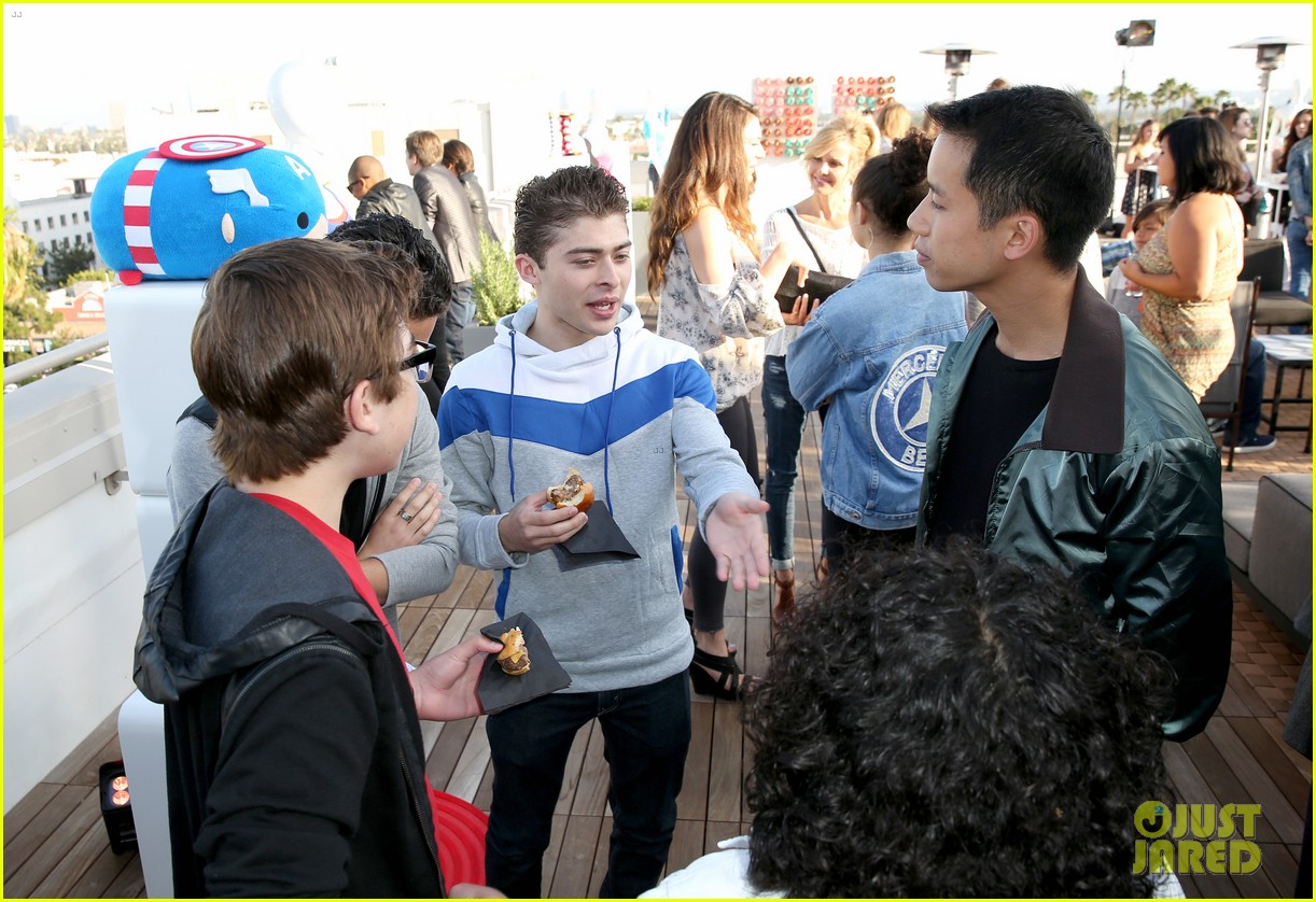 The Fosters' Hayden Byerly & Gavin MacIntosh Bring Girlfriends to JJJ's Celebration of Disney's MXYZ Collection
