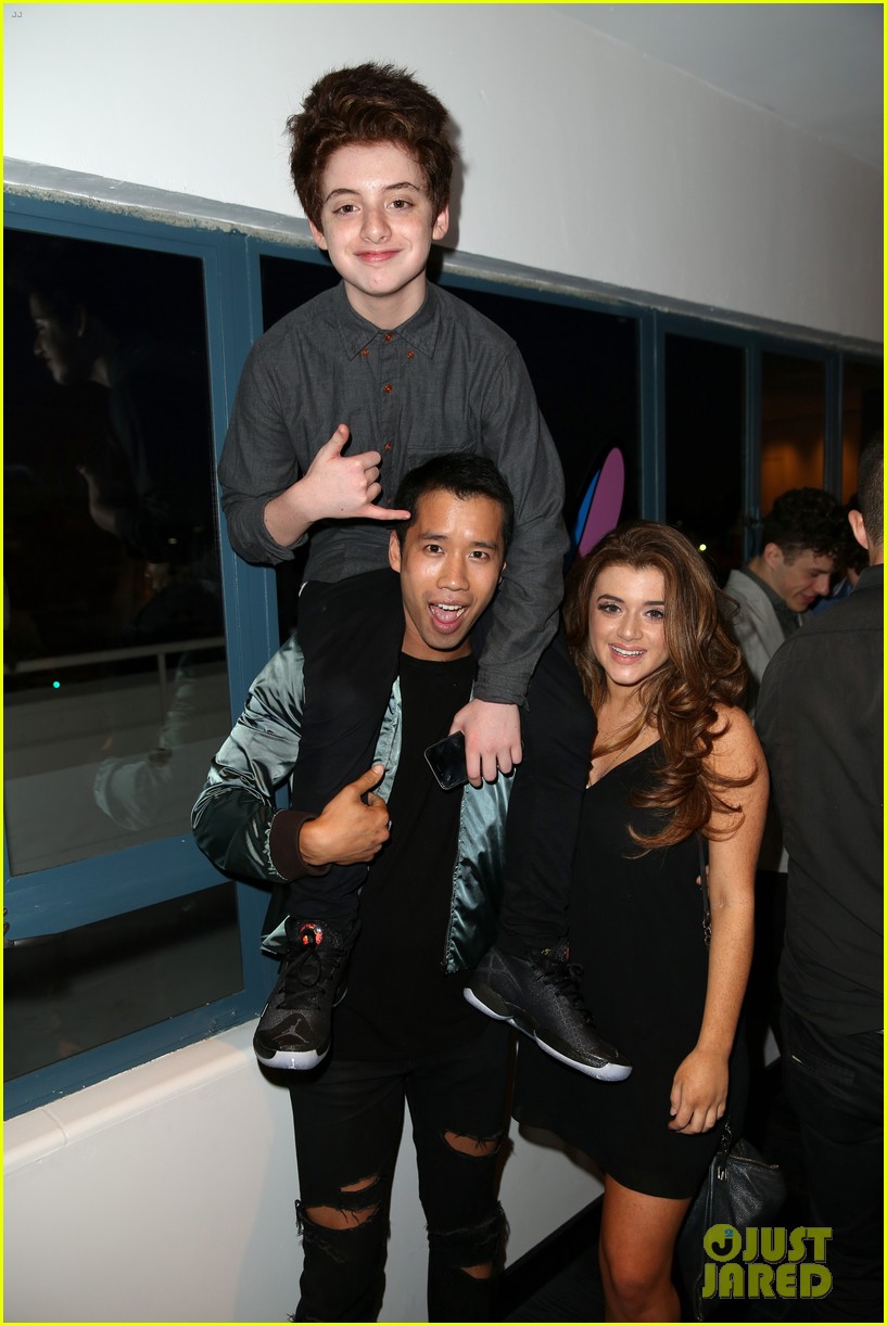 The Fosters' Hayden Byerly & Gavin MacIntosh Bring Girlfriends to JJJ's Celebration of Disney's MXYZ Collection
